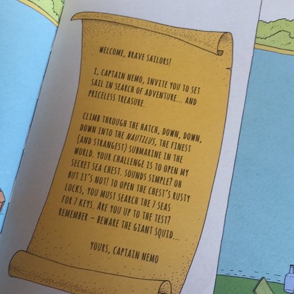 20,000 Leagues Under the Sea - A Puzzle Adventure Hardcover - Picture 4 of 9